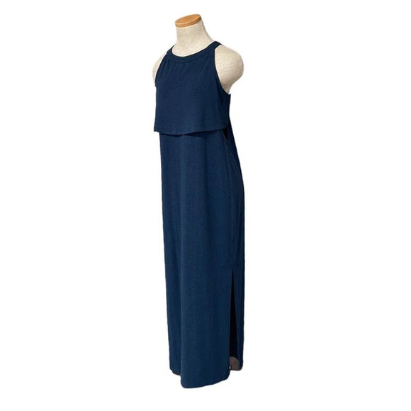 Sweaty Betty Holistic Max Layered Jersey Dress Navy Blue Size Small S - Picture 1 of 16